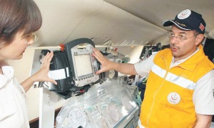 Sağlık Bakanlığı'nın uçan hastane gururu