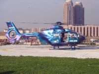 Ambulans helikopter her derde deva