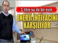 1 litre su ile bir evin enerji ihtiyacını karşılıyor