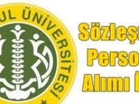 İstanbul Üniversitesi Sözleşmeli Personel Alım İlanı