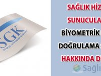 Biyometrik Kimlik Doğrulama Sistemi hakkında duyuru