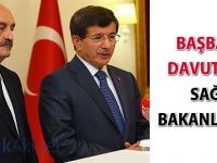 Başbakan Davutoğlu, Sağlık Bakanlığı'nda