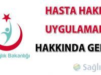 Hasta Hakları Uygulamaları hakkında genelge