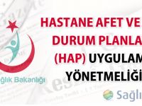 Hastane Afet ve Acil Durum Planları (HAP) Uygulama Yönetmeliği