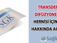 Transdermal Difüzyonel (Disk Hernisi için) Yama hakkında açıklama