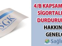 4/b Kapsamındaki Sigortalılığın Durdurulması hakkında genelge