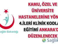 4.İleri Klinik Kodlama Eğitimi Ankara'da düzenlenecek