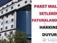 Paket Malzeme Setlerinin Faturalandırması Hakkında