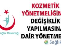 Kozmetik Yönetmeliğinde Değişiklik Yapılmasına Dair Yönetmelik