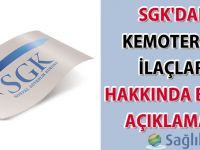 Kemoterapi ilaçları hakkında basın açıklaması