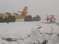 112 ambulans helikopteri 5 gündür Ankara'da mahsur