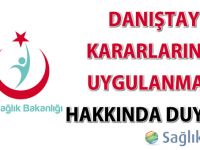 Danıştay Kararlarının Uygulanması hakkında