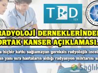 Radyoloji Dernekleri ortak kanser açıklaması yaptı