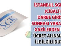 İstanbul SGK'dan ilave ücret yazısı