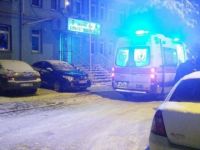 Konya'da kar topu oyunu hastanede bitti