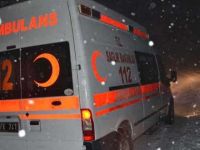 112 kar kış dinlemedi 'hızır' gibi yetişti