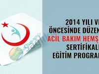 2014 yılı ve öncesinde düzenlenen acil bakım hemşireliği sertifikalı eğitim programları