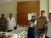 Rabia bebek için Erzurum’dan doktor götürüldü