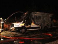 Burdur'da ambulansta yangın çıktı hasta öldü