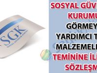 2018 Yılı Sosyal Güvenlik Kurumu Görmeye Yardımcı Tıbbi Malzemelerin Teminine İlişkin Sözleşme-19.01.2018