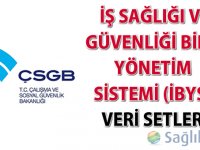 İş Sağlığı ve Güvenliği Bilgi Yönetim Sistemi (İBYS) veri setleri yayımlandı