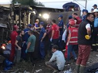 Türk Kızılayı: Tren kazasıyla ilgili gerekli tüm tedbirler alındı