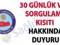 30 günlük veri sorgulama kısıtı hakkında duyuru