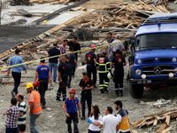 Hastane inşaatında göçük: 8 işçi yaralandı