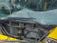 İstanbul'da metrobüs kazası 7 kişi yaralandı