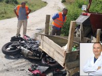 İki çocuk babası doktor motosiklet kazasında hayatını kaybetti