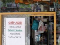 Grip aşısı vurulmak isteyenler aylar öncesinden sıraya girdi