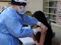 Sinop'ta organize sanayi bölgesinde çalışanlara Kovid-19 aşısı yapıldı