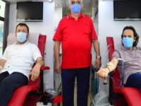 Karasu'da eğitimcilerden kan bağışı kampanyasına destek