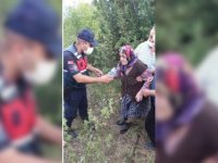 Karabük'te kaybolan 87 yaşındaki alzaymır hastası kadını jandarma buldu