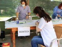 Kapıkule Sınır Kapısı'nda Kovid-19 aşı uygulama merkezi kuruldu