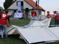 Burdur'da acil durum, arama kurtarma ve çadır kurma eğitimi