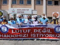 Nevşehir'de Sağlık-Sen üyeleri "6. Dönem Toplu Sözleşme Görüşmeleri" öncesi taleplerini açıkladı