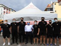 Kovid-19 aşısı yaptıran Solhansporlu voleybolcular, taraftarlara da çağrıda bulundu