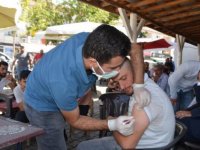 Hasköy'de "aşı yaptırın" çağrısı