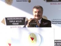 Sağlık Bakanı Fahrettin Koca, Kahramanmaraş'taki toplu açılış töreninde konuştu: