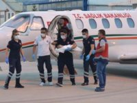 Siirt'te kalp rahatsızlığı bulunan bebek ambulans uçakla İstanbul'a sevk edildi