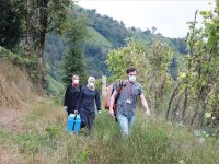 Rize'de sağlık çalışanları zorlu coğrafyada aşı çalışmalarını sürdürüyor