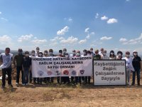 Kovid-19'dan hayatını kaybeden sağlık çalışanları için hatıra ormanı oluşturuldu