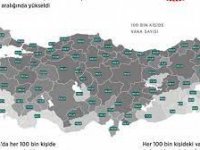 Kovid-19 vakaları 46 ilde arttı, 34 ilde azaldı, 1 ilde değişmedi