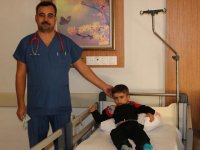 Şanlıurfa'da kalbi delik çocuk anjiyo ile sağlığına kavuştu