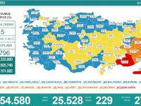 Türkiye'de 25 bin 528 kişinin Kovid-19 testi pozitif çıktı, 229 kişi hayatını kaybetti