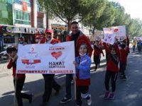 Muğla'da "Kızılay Sağlık Yürüyüşü" düzenlendi