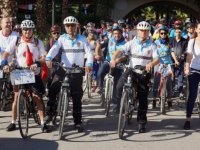 İzmir'de organ bağışına bisikletli destek