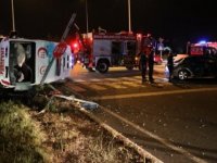 Bolu'daki kazada otomobille çarpışan ambulanstaki yaralı hayatını kaybetti