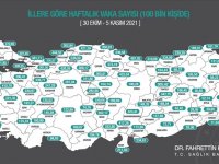 Her 100 bin kişide görülen Kovid-19 vaka sayısı Ankara'da düştü, İstanbul ve İzmir'de arttı